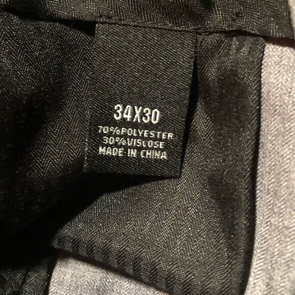 Murano Gray Dress Pants – 34x30, Classic Fit - Picture 5 of 5